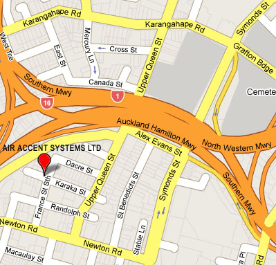Map of Air Accent location